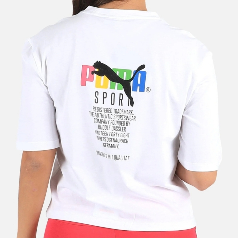 PUMA TFS Backprint Cropped T-Shirt
